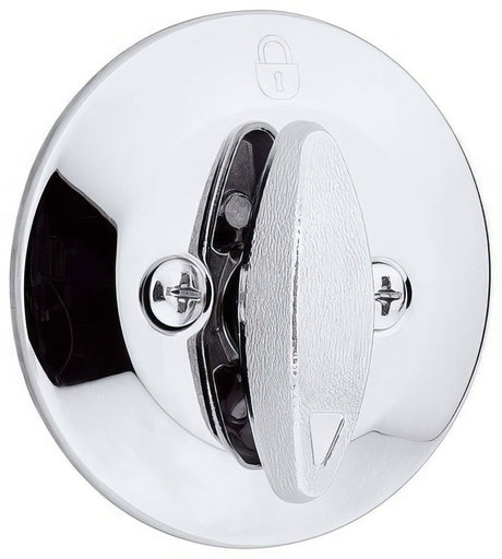 Kwikset 663-5V1 antique brass one sided deadbolt
