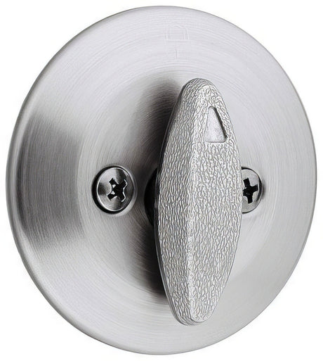 Kwikset 663-15AV1 antique nickel one sided deadbolt