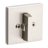 Kwikset 663SQT-15.DS One Sided Turn Square Deadbolt with RCAL Latch and Dual RCS and 5303 Full Lip Strike K3 Satin Nickel