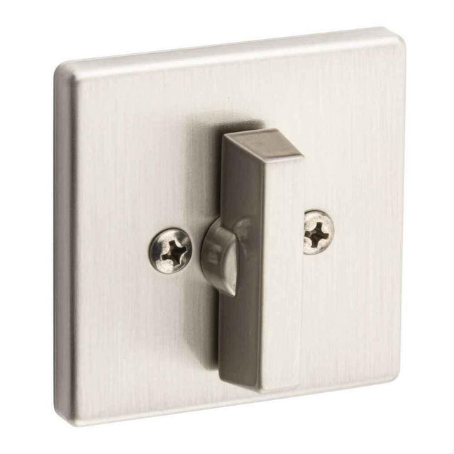 Kwikset 663SQT-15.DS One Sided Turn Square Deadbolt with RCAL Latch and Dual RCS and 5303 Full Lip Strike K3 Satin Nickel
