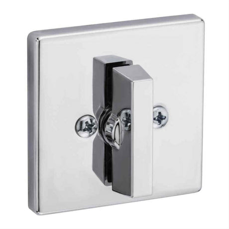 Kwikset 663SQT-26.DS One Sided Turn Square Deadbolt with RCAL Latch and Dual RCS and 5303 Full Lip Strike K3 Bright Chrome