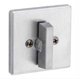 Kwikset 663SQT-26D.DS One Sided Turn Square Deadbolt with RCAL Latch and Dual RCS and 5303 Full Lip Strike K3 Satin Chrome