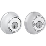 Kwikset 665-11PS.DS Double Cylinder Deadbolt with RCAL Latch and STRKP Strike Pack which includes Square Corner, Round Corner and 5303 Round Corner Full Lip Strikes Venetian Bronze
