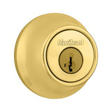 Kwikset 665-26D.STRKP Double Cylinder Deadbolt with RCAL Latch and STRKP Strike Pack which includes Square Corner, Round Corner and 5303 Round Corner Full Lip Strikes Satin Chrome