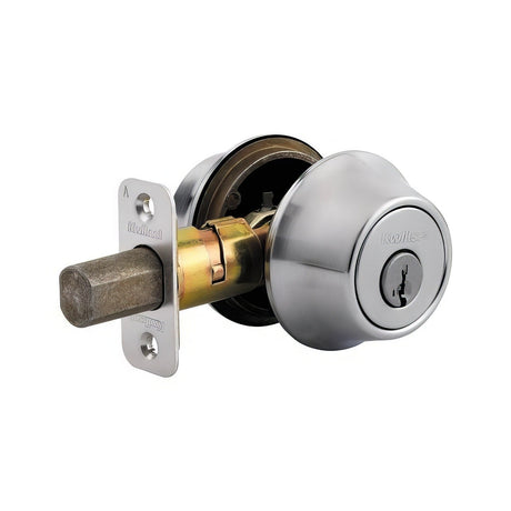 Kwikset 665-26DS.DS Double Cylinder Deadbolt with RCAL Latch Satin Chrome