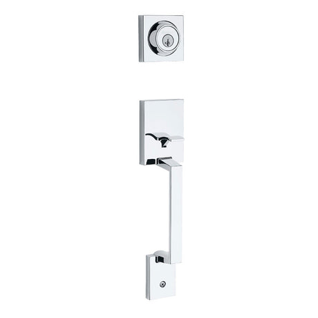 Kwikset 687AMDLIP Amador Single Cylinder Exterior Handleset SmartKey in Matte Black