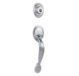 Kwikset 687DALIP Dakota Single Cylinder Exterior Handleset SmartKey in Matte Black