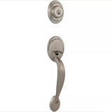 Kwikset 687DALIP Dakota Single Cylinder Exterior Handleset SmartKey in Polished Brass