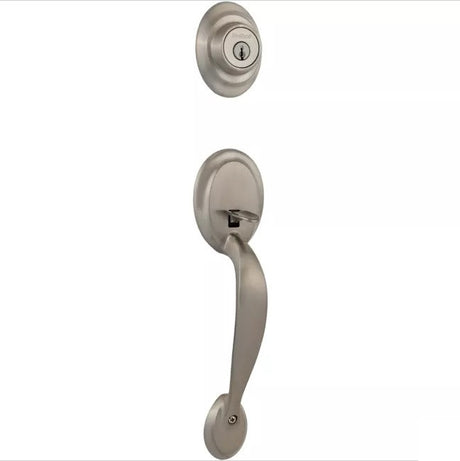 Kwikset 687DALIP Dakota Single Cylinder Exterior Handleset SmartKey in Polished Brass