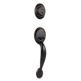 Kwikset 687DALIP Dakota Single Cylinder Exterior Handleset SmartKey in Antique Brass