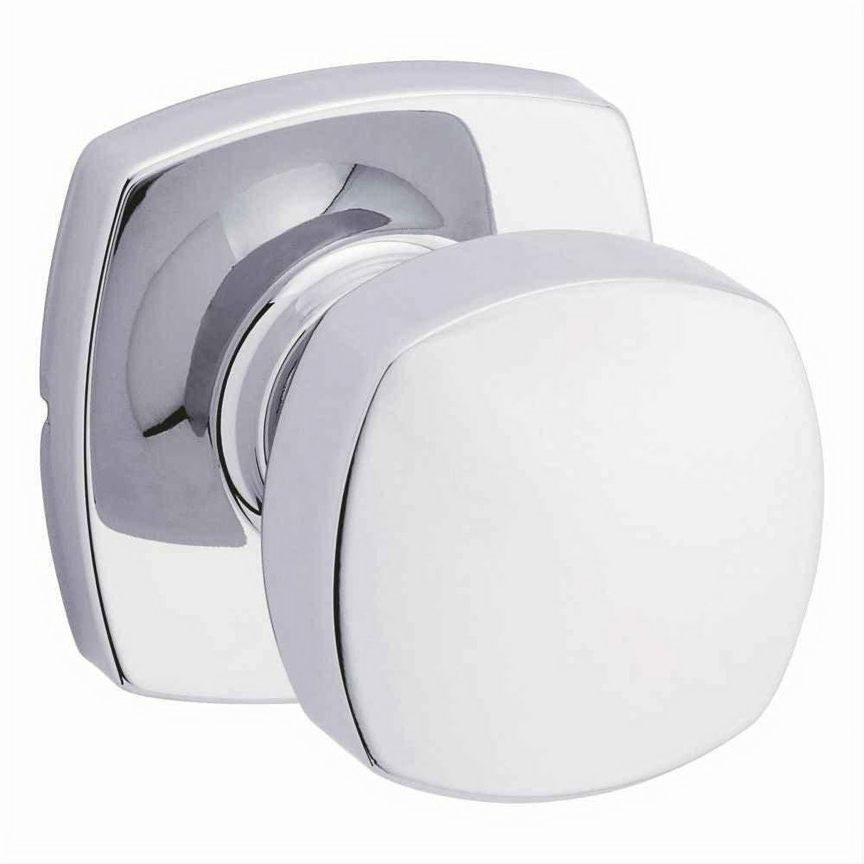 Kwikset 720AYKMDT-26 Arroyo Knob with Midtown Rose Passage Door Lock and RCS Strike Bright Chrome