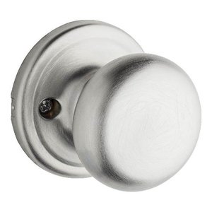 Kwikset 720H-11P26 Hancock Knob Passage Door Lock in Antique Brass