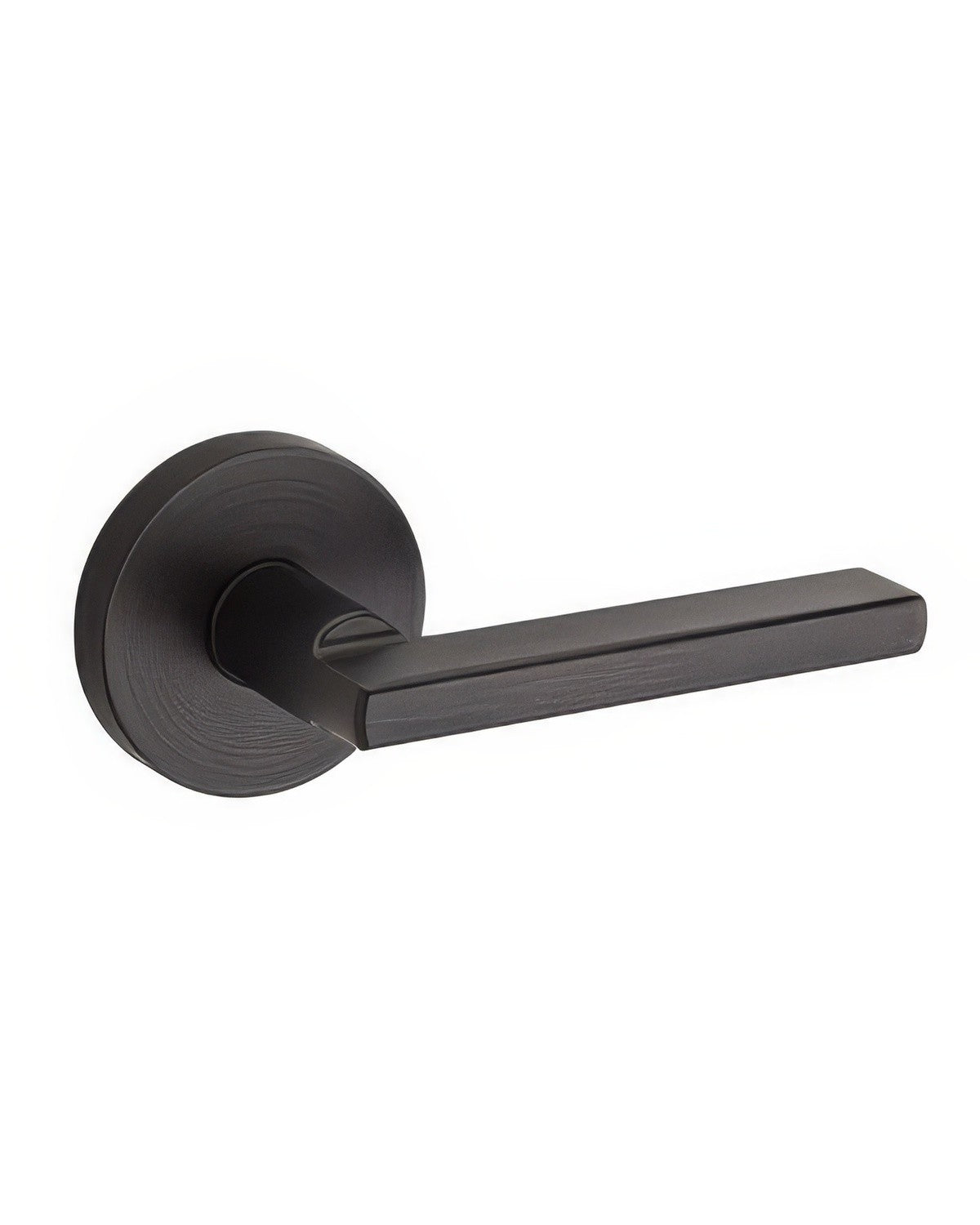 Kwikset 720HFLRDT-11P Halifax Lever with Round Rose Passage Door Lock and RCS Strike Venetian Bronze