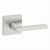 Kwikset 720HFLSQT-15 Halifax Lever with Square Rose Passage Door Lock and RCS Strike Satin Nickel