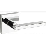 Kwikset 720HFLSQT-26 Halifax Lever with Square Rose Passage Door Lock and RCS Strike Bright Chrome
