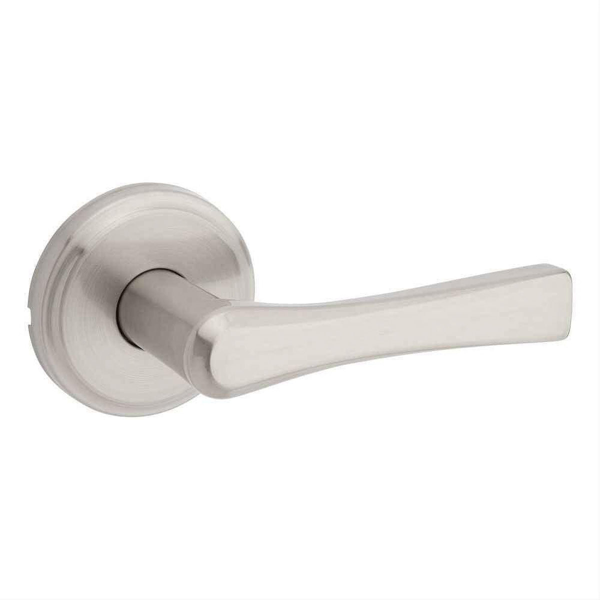 Kwikset 720KAL-15 Katella Lever Passage Door Lock and RCS Strike Satin Nickel