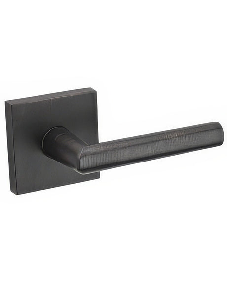 Kwikset 720MILSQT-11P Milan Passage Door Lever with Square Rosette Venetian Bronze
