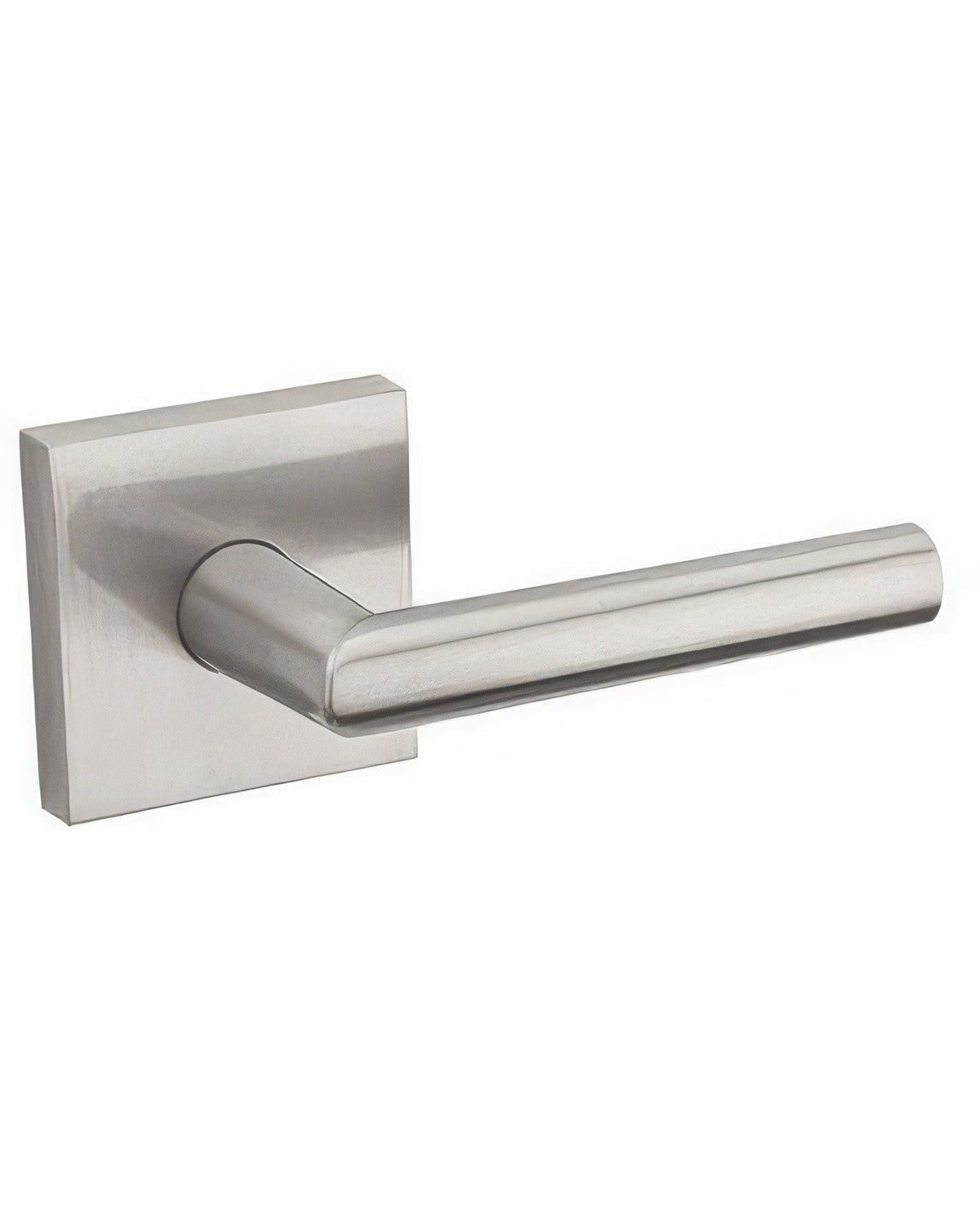 Kwikset 720MILSQT-15 Milan Passage Door Lever with Square Rosette Satin Nickel
