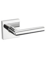 Kwikset 720MILSQT-26 Milan Passage Door Lever with Square Rosette Bright Chrome