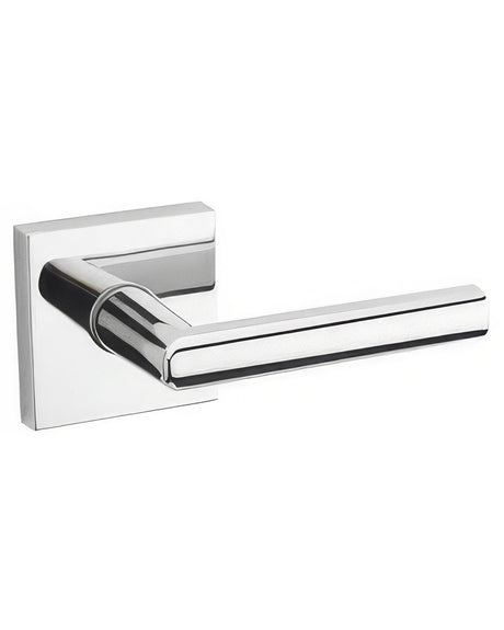 Kwikset 720MILSQT-26 Milan Passage Door Lever with Square Rosette Bright Chrome