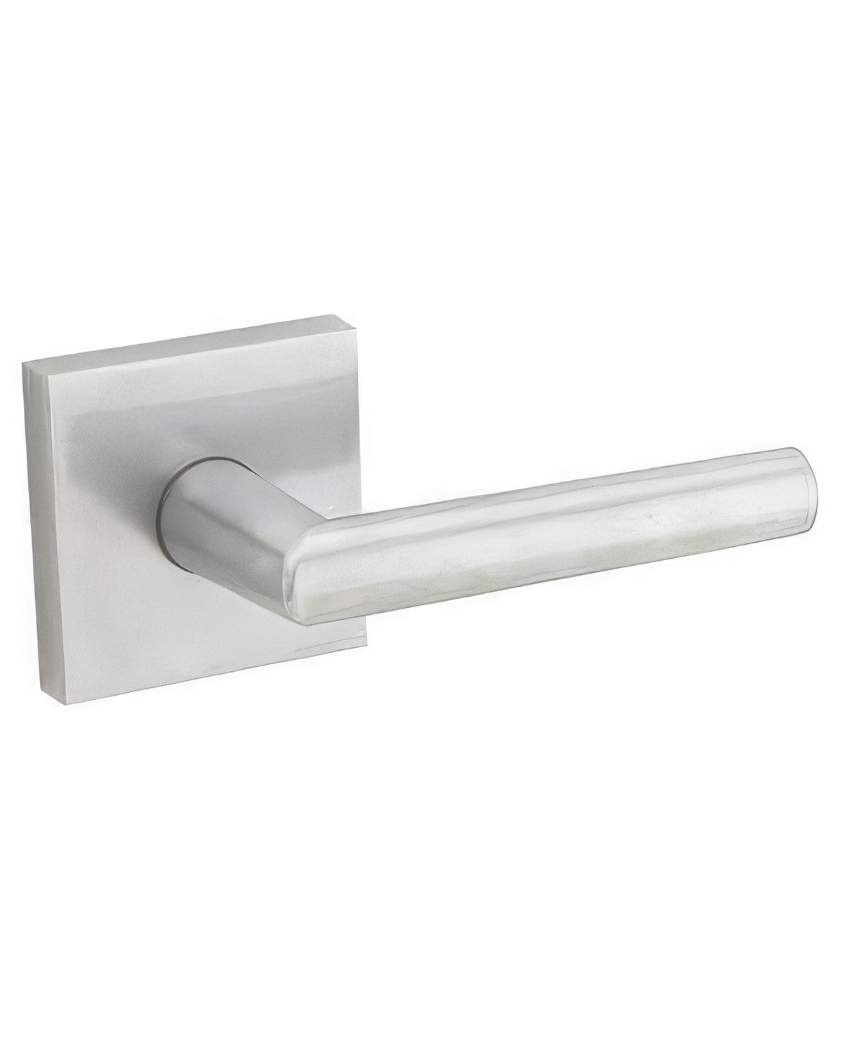 Kwikset 720MILSQT-26D Milan Passage Door Lever with Square Rosette Satin Chrome