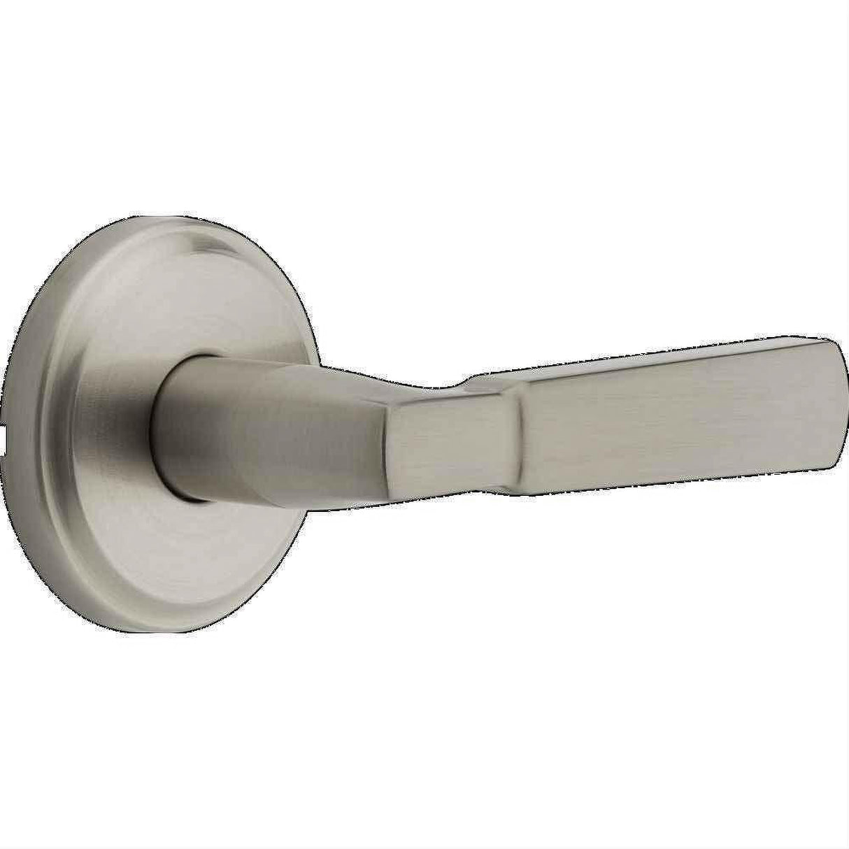 Kwikset 720PHL-15 Perth Lever Passage Door Lock and RCS Strike Satin Nickel