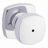 Kwikset 730AYKMDT-26 Arroyo Knob with Midtown Rose Privacy Door Lock and RCS Strike Bright Chrome