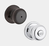 Kwikset 730H-11P26V1 Hancock Privacy Door Knob Venetian Bronze / Bright Chrome