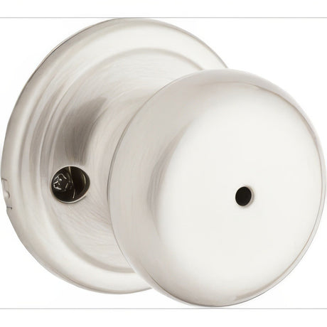 Kwikset 730H-326V1 Hancock Privacy Door Knob - Bright Brass / Bright Chrome