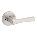 Kwikset 730KAL-15 Katella Lever Privacy Door Lock and RCS Strike Satin Nickel