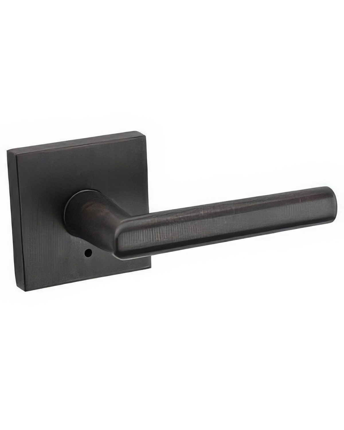 Kwikset 730MILSQT-11P Milan Privacy Door Lever with Square Rosette Venetian Bronze