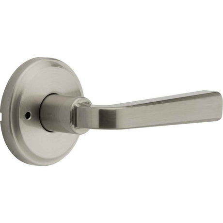 Kwikset 730TDLTRCT Trafford Lever in Satin Nickel