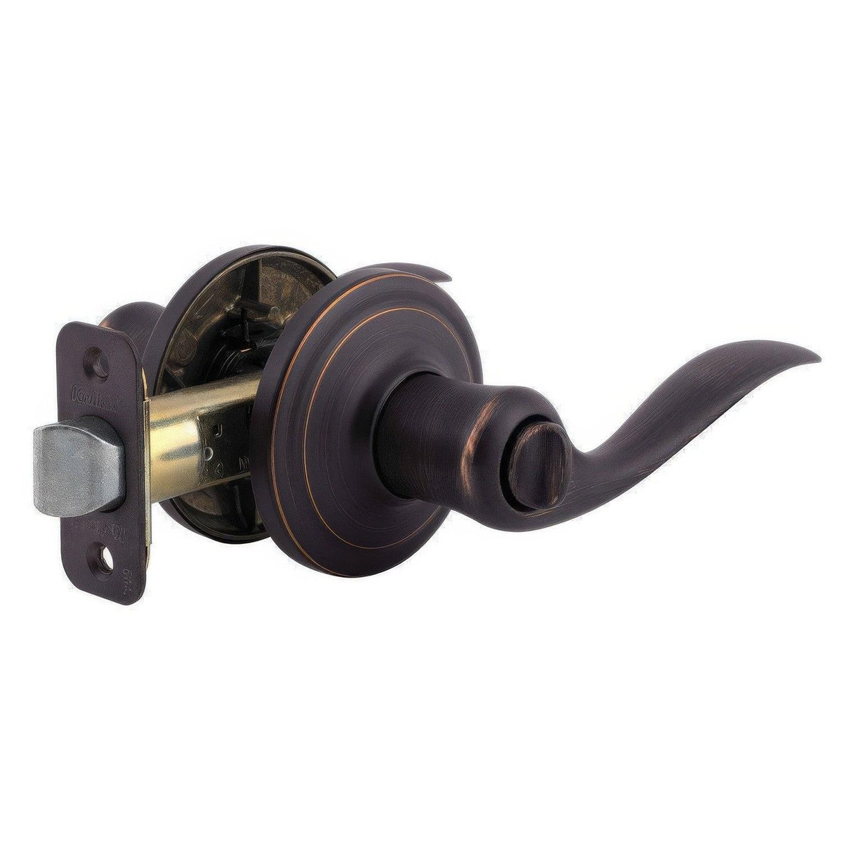 Kwikset 730TNL-15 Tustin Privacy Door Leverset Satin Nickel