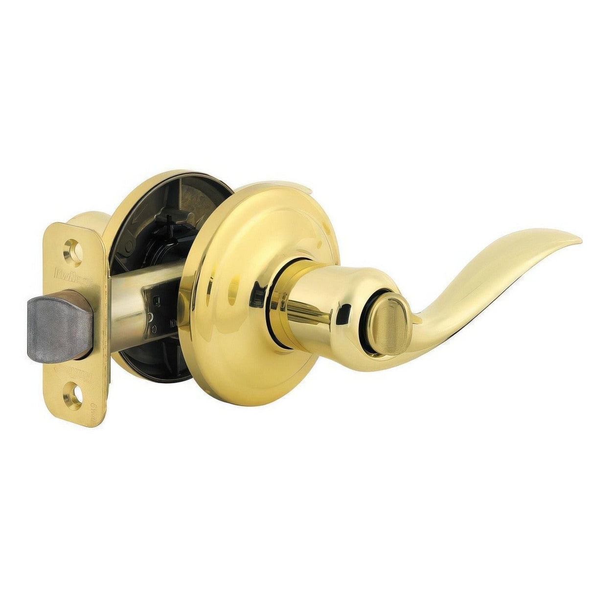 Kwikset 730TNL-3 Tustin Privacy Door Leverset Bright Brass