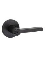 Kwikset 740HFLRDT-11PS Halifax Lever with Round Rose Entry Door Lock SmartKey and RCS Strike KA3 Venetian Bronze