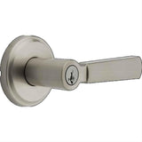 Kwikset 740PHL-15S Perth Lever Entry Door Lock SmartKey and RCS Strike Satin Nickel