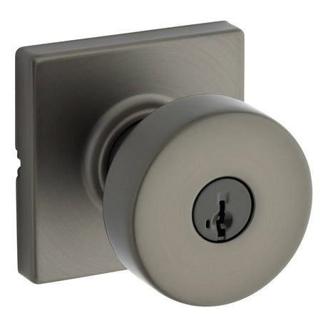 Kwikset 740PSKSQT Pismo Knob in Satin Nickel