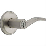 Kwikset 740SEL-15S Sedona Lever Entry Door Lock SmartKey and RCS Strike Satin Nickel
