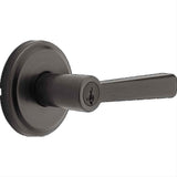 Kwikset 740TDL-11PS Trafford Lever Entry Door Lock SmartKey and RCS Strike Venetian Bronze