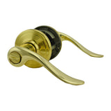 Kwikset 740TNL-3S-S Tustin Keyed Entry Lever Bright Brass