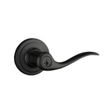 Kwikset 740TNL-514S-S Tustin Keyed Entry Lever Matte Black