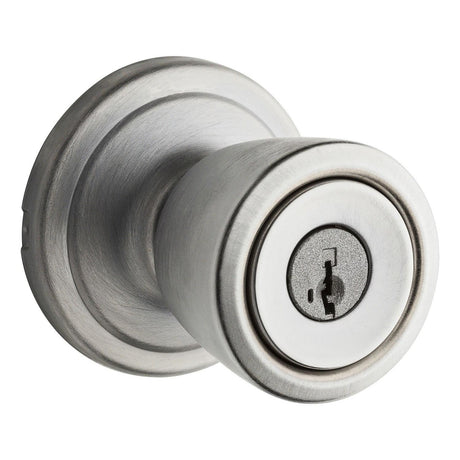 Kwikset 750A-3SV1 Abbey Storeroom Keyed Door Knob Polished Brass