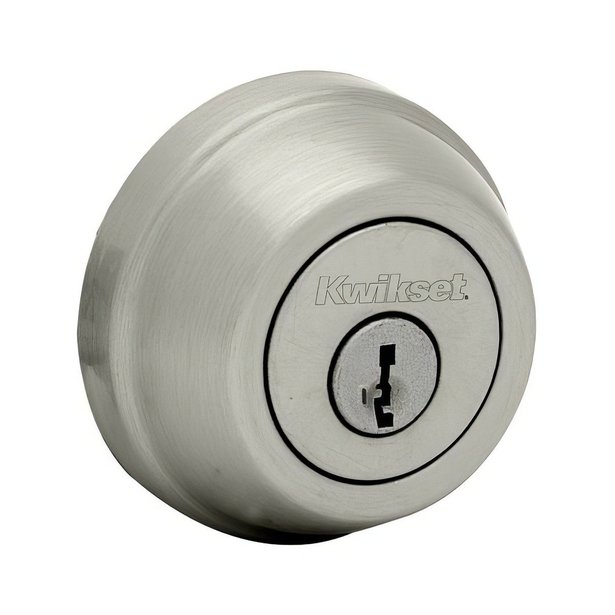Kwikset 780 Single Cylinder Deadbolt with 6AL Latch and STRKP Strike Pack which includes Square Corner, Round Corner and 5303 Round Corner Full Lip Strikes