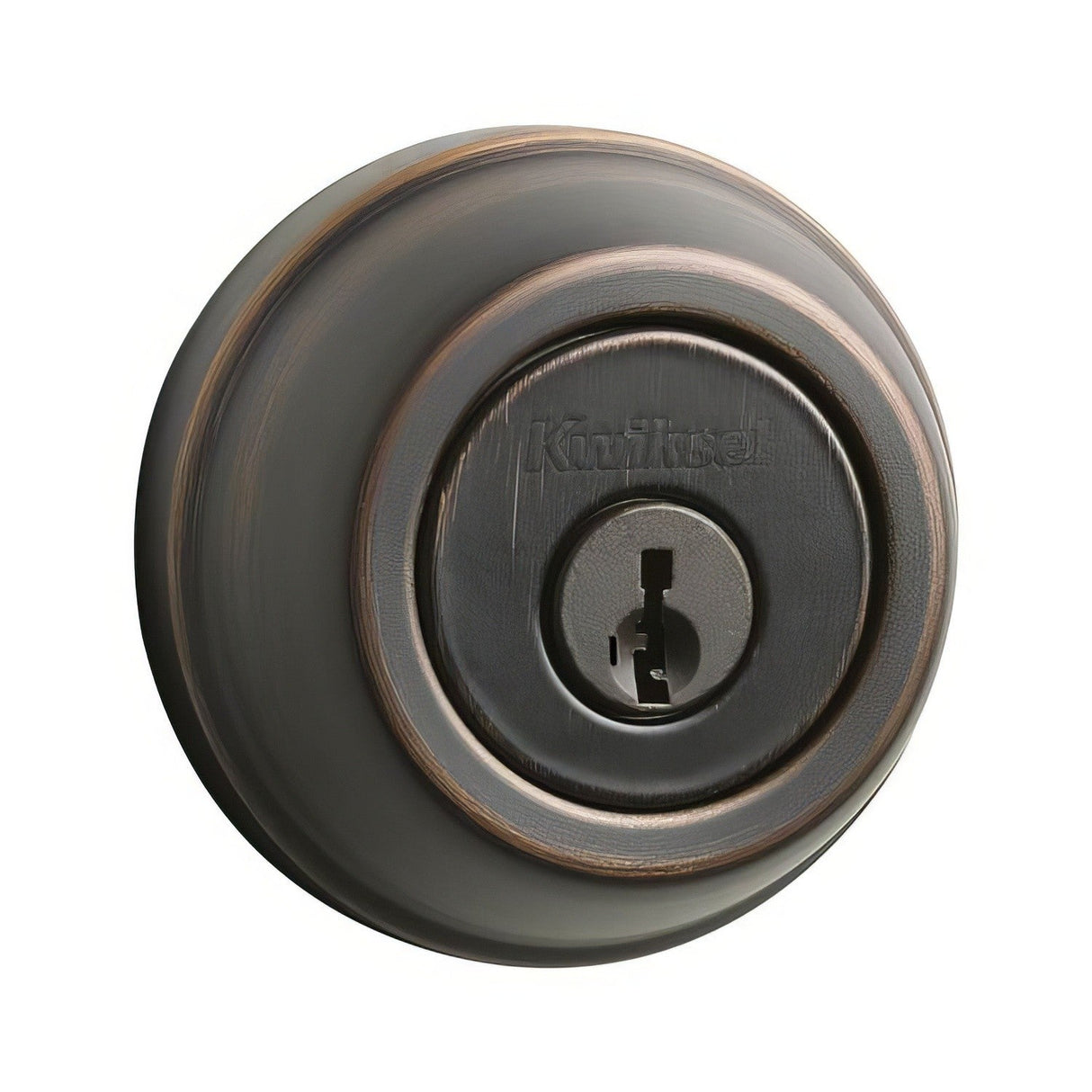 Kwikset 780 Single Cylinder Deadbolt with 6AL Latch and STRKP Strike Pack which includes Square Corner, Round Corner and 5303 Round Corner Full Lip Strikes
