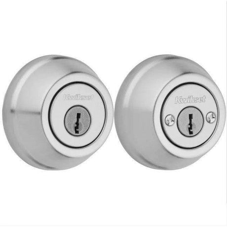 Kwikset 785-26D.STRKP Double Cylinder Deadbolt - Satin Chrome