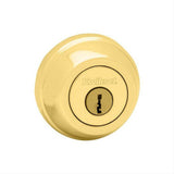 Kwikset 785-3.STRKP Double Cylinder Deadbolt - Bright Brass with STRKP Strike Pack