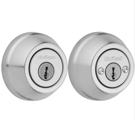 Kwikset 785 Double Cylinder Deadbolt in Polished Chrome