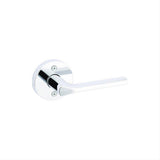 Kwikset 788LSLRDT-26 Lisbon Half Dummy Door Lever with Round Rose Bright Chrome