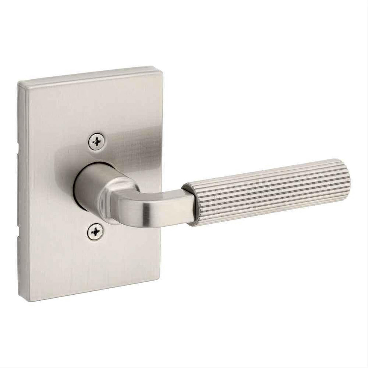 Kwikset 788MALRCT-15 Contemporary Half Dummy Door Lever Satin Nickel