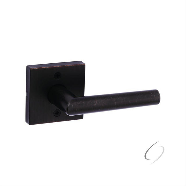 Kwikset 788MILSQT-11P Milan Half Dummy Door Lever with Square Rose Venetian Bronze